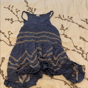 Free People Voile and Lace Trapeze tunic